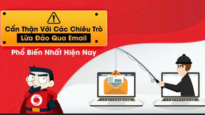 Cảnh báo: Cẩn trọng trước Email lừa đảo chiếm đoạt tài sản